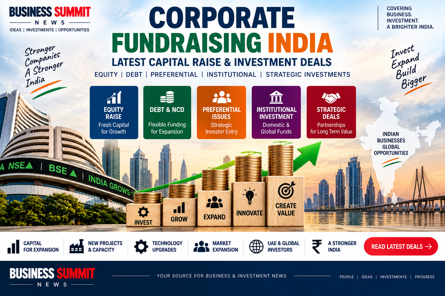 Corporate Fundraising India – Latest Capital Raise, Equity, Debt, NCD and Investment Deals