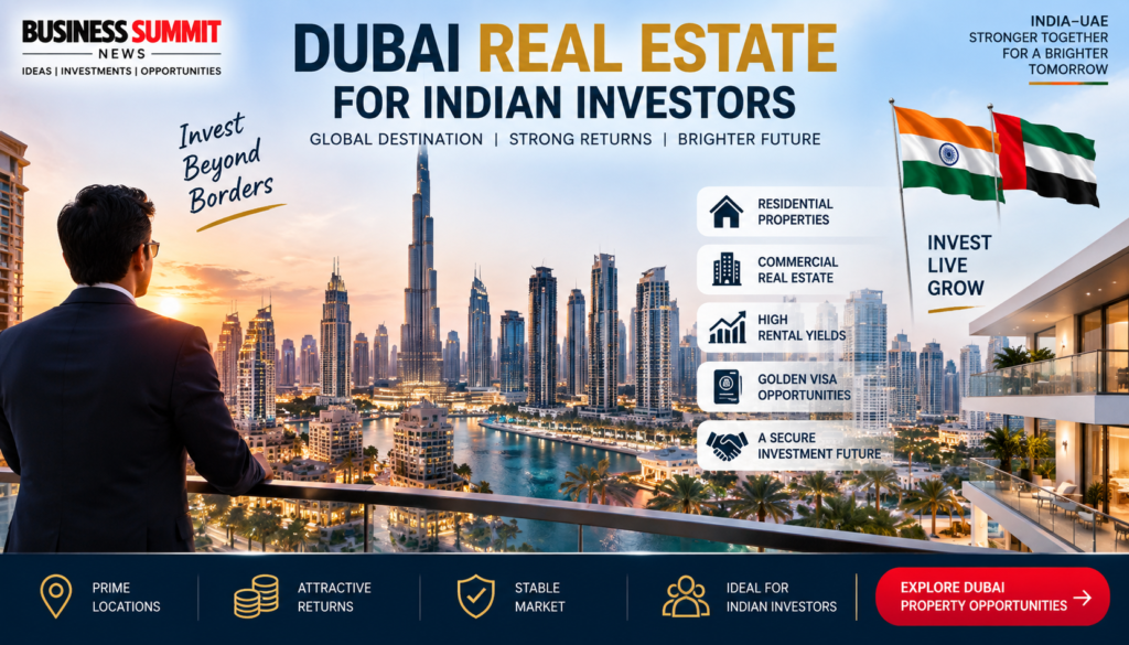 Dubai Real Estate for Indian Investors – Property Investment Opportunities in UAE