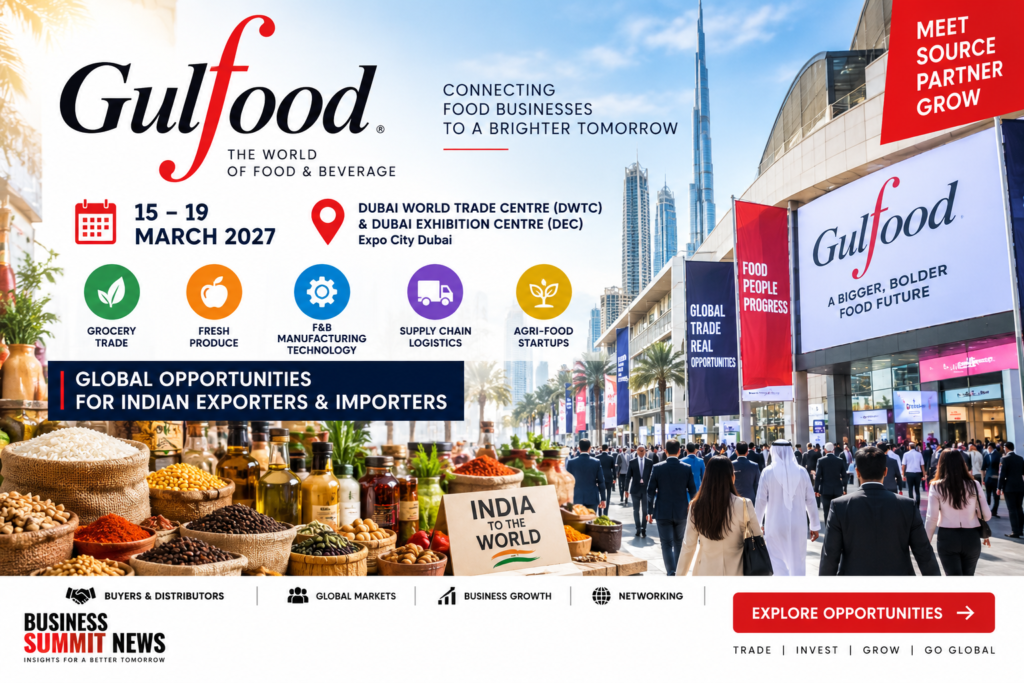 Gulfood 2027 Dubai – opportunities for Indian exporters and importers