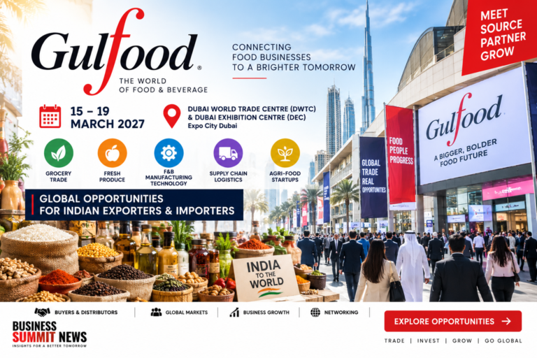 Gulfood 2027 Dubai: Dates, Venue & Opportunities for Indian Exporters & Importers