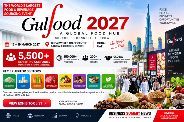 Gulfood 2027 Exhibitor List: 5,500+ Food & Beverage Companies Expected in Dubai