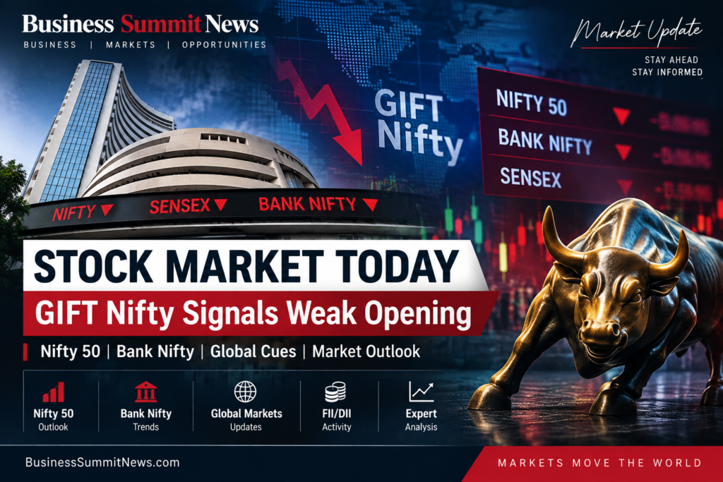 Stock Market Today 17 September 2026 – GIFT Nifty signals weak opening for Nifty 50, Bank Nifty and Sensex