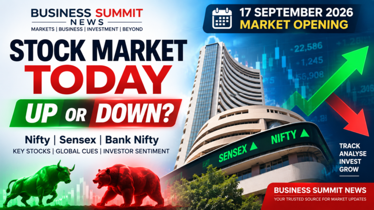 Stock Market Today 17 September 2026: Nifty, Sensex & Bank Nifty Outlook